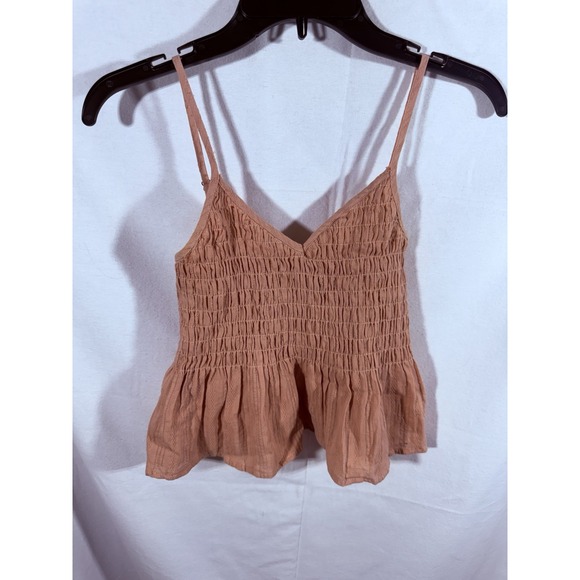SHEIN Small‎ Boho Festival brown Strap Elastic Top - Picture 2 of 6